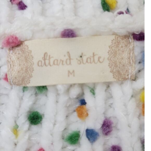 Altar’d State Sweater Womens Medium Soft Warm Cozy Cottagecore Classic Sweater - Picture 6 of 8